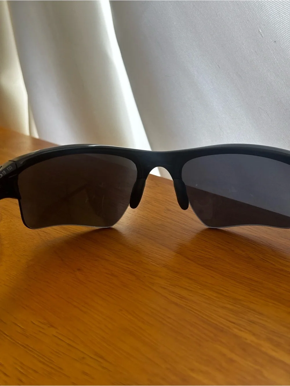 Oakley Men’s Black Frame with Grey Mirrored Lenses Sport Sunglasses